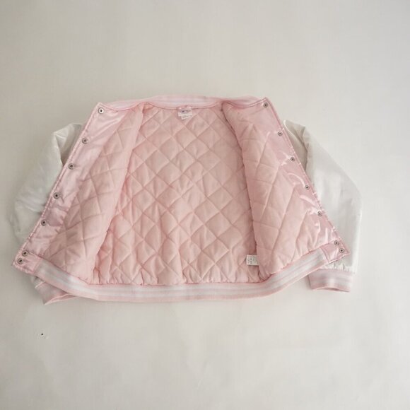 Major League Baseball New York Yankees Pink Button Up Varsity Jacket L(14/16) - Picture 11 of 13